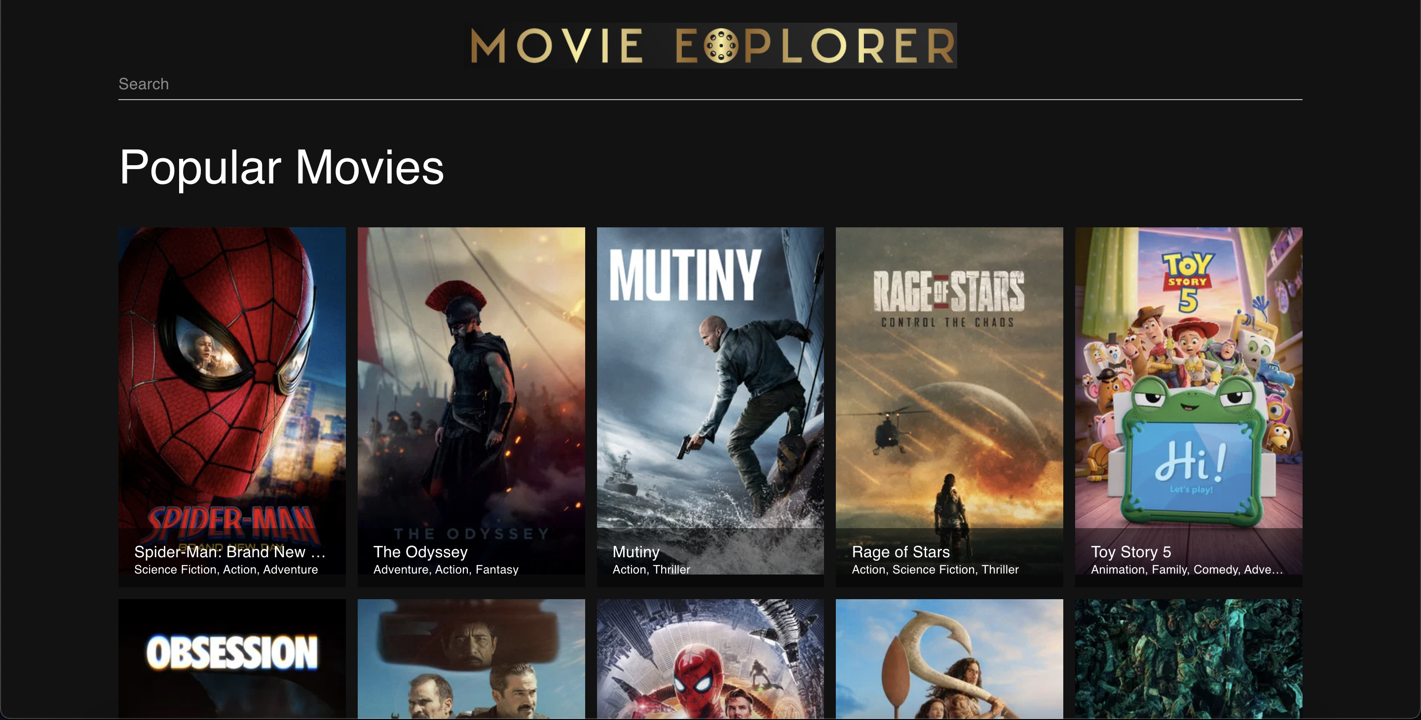 Movie Explorer preview